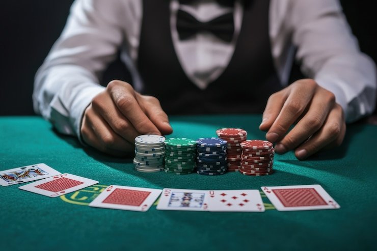 Tampilan kasino langsung blackjack di aplikasi mobile laura77